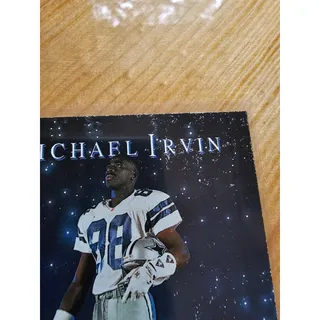 Photo of Michael Irvin 1992 Skybox Primetime #344 - Cowboys Playmaker - NFL - Fresh Pull