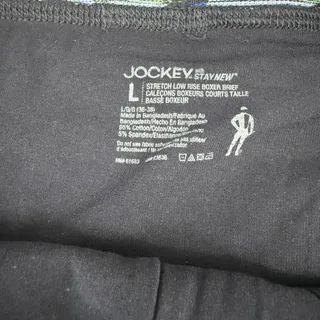 Photo of Jockey Men's Underwear ActiveStretch 4" Boxer Brief Navy Blue Size Large
