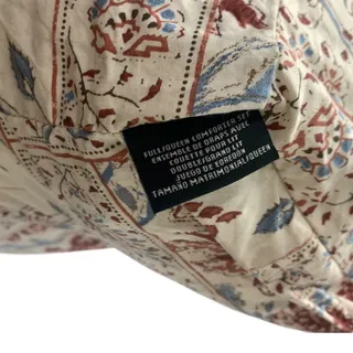 Photo of Ralph Lauren Home Katie Full Queen Comforter Set Cream Red Paisley Patchwork