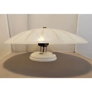 Photo of Vintage/Mid Century Modern Style, Frosted Sun Burst Two-Light Ceiling Fixture