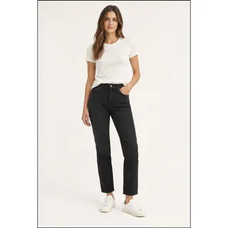 Photo of Maxwell Mid-Rise Perfect Vintage Jeans Women’s 29 Black Straight Leg Denim