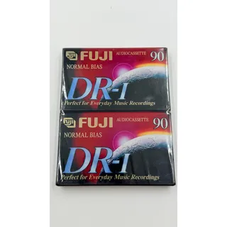 Photo of Fuji DR-I 90 Blank Audio Cassette Tapes 2 Pack New Sealed Normal Bias Type I