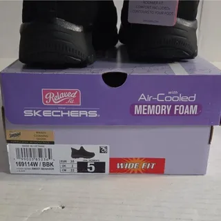 Photo of Skechers Easy Going - Sweet Behavior Womens Shoes Sz 5 Black suede Sneakers NIB