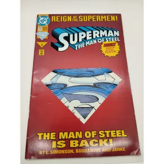 Photo of DC Comics! Superman! The Man of Steel! Issue #22 Reign of the Supermen!