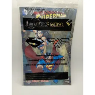 Photo of Superman Wonder Woman Super Hero Training Comic Book Wendy's Kids' Meal Sealed