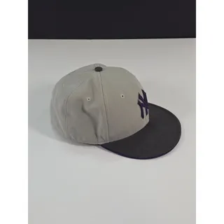 Photo of New Era New York Yankees 59FIFTY Fitted Hat 7 1/4 Gray Purple MLB Cap