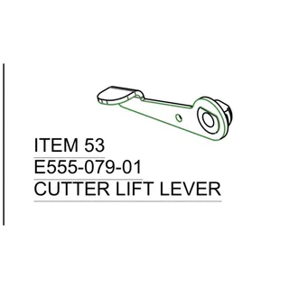 Photo of Betterpack 555 Cutter Lift Lever (Part Number: E555-079-01)