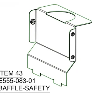 Photo of Better Pack 555eMA Sicherheitsblech E555-083-01 Baffle Safety