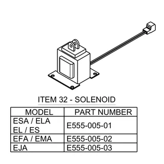 Photo of E55500501 BETTER PACK 555E SOLENOID