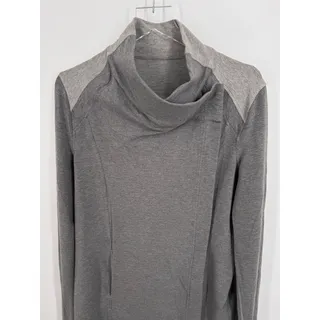 Photo of Lululemon Coast Wrap women's 10 cardigan sweatshirt draped modal Heather gray 