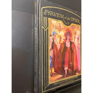 Photo of Vintage 1988 Phantom of the Opera Hardcover Book Greg Hildebrandt Illus Unicorn