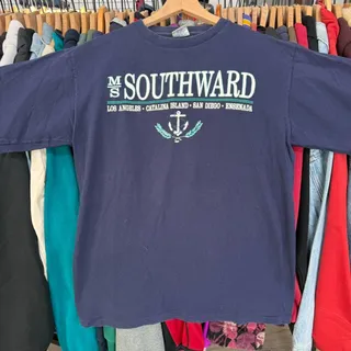 Photo of Vintage 90s MS Southward Tee Navy Blue