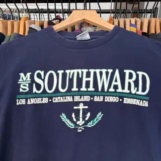 Photo of Vintage 90s MS Southward Tee Navy Blue