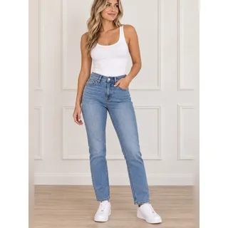 Photo of Calvin Klein Women’s High Rise Slim Straight Jeans Size 26 Mid Wash Stretch