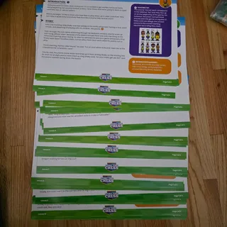 Photo of NEW set of Story Time Chess 40 poster guide set