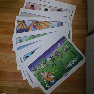 Photo of NEW set of Story Time Chess 40 poster guide set