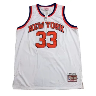Photo of Vintage Mitchell & Ness Patrick Ewing #33 Knicks Jersey – Size 58