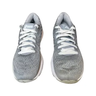 Photo of Asics Womens Gel Cumulus 22 1012A741 Piedmont Gray Running Shoes Lace Up Sz 9