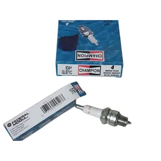 Photo of Champion QL87YC 934 Spark Plugs 4-Pack Marine Engine Outboard Inboard Plugs OEM
