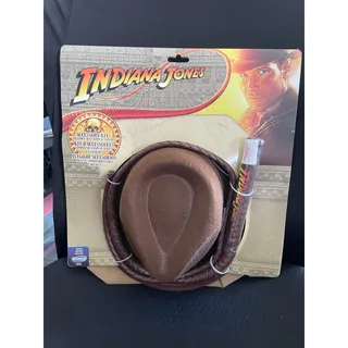 Photo of 3 PC OFFICIAL INDIANA JONES CANVAS BAG SATCHEL HAT & WHIP COSTUME SET ACCESSORY NEW