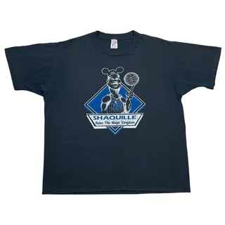 Photo of Vintage Shaq Rules The Magic Kingdom Jesus Ruler Of Heaven & Earth Tee
