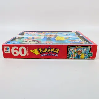 Photo of Vintage Pokemon Gotta Catch Em All MB 60 Piece Jigsaw Puzzle 1999 Hasbro