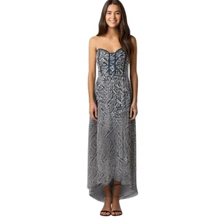 Photo of Karen Millen Sleeveless Tribal Print Mesh Detail Sheath Dress Size 6