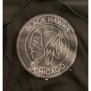 Photo of Fanatics Chicago Blackhawks NHL Black Pullover Hoodie Sweatshirt, Size XL
