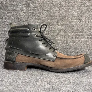 Photo of Timberland Boot Company Brown Black Leather Chukka Ankle Shoe Men 10 Counterpane
