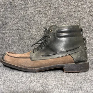 Photo of Timberland Boot Company Brown Black Leather Chukka Ankle Shoe Men 10 Counterpane