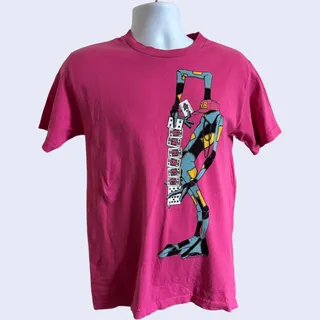 Photo of Powell Peralta S Streetwear Graphic T-Shirt Pink Regular