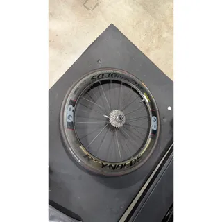 Photo of Reynolds Strike SLG 62mm Carbon Rear Wheel 700C Rim Brake w/ Ultegra Cassette