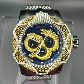 Photo of Invicta Venom Draconis 49189 Dragon Blue Dial Men’s Watch 53mm NIBWT