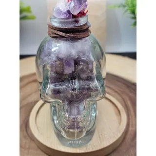 Photo of Skull & quartz cross
