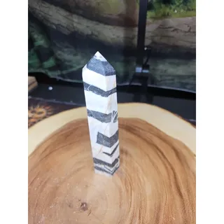 Photo of Zebra Stone Tower 341g 6in Tall