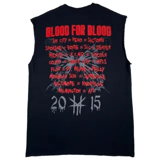 Photo of Hellyeah Blood For Blood 2015 Tour Shirt Mens Medium Cut Off Sleeveless Band Tee