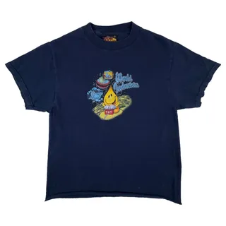 Photo of Vintage World Industries Flameboy Wet Willy TNT Shirt Small Navy Cropped USA Tee