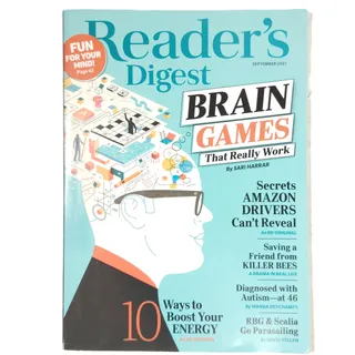 Photo of Reader's Digest September 2021 Brain Games That Really Work Magazine