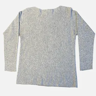Photo of Bianco & Blu Sweater Women Sz L Gray Wool Cashmere Blend Made in Italy