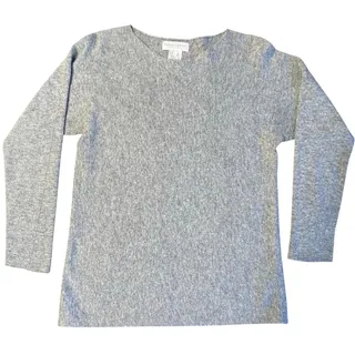 Photo of Bianco & Blu Sweater Women Sz L Gray Wool Cashmere Blend Made in Italy