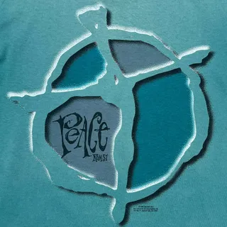 Photo of Vintage 1994 Peace Living Epistles Jesus Cross Romans 5:1 Tee