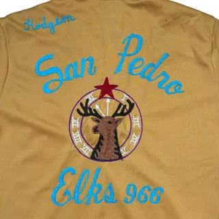 Photo of Vintage 1976 San Pedro Elks Chain Stitched Bowling Shirt