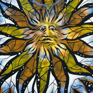 Photo of Vintage 1996 Liquid Blue Chris Pinkerton Sun & Moon AOP Tee