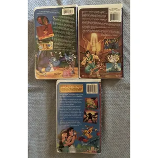 Photo of Disney Aladdin VHS Lot (3)
