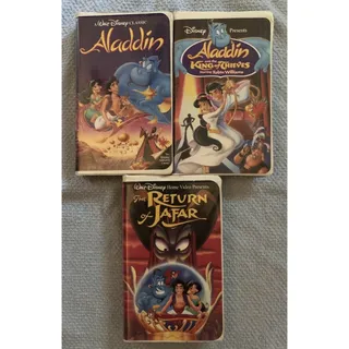 Photo of Disney Aladdin VHS Lot (3)