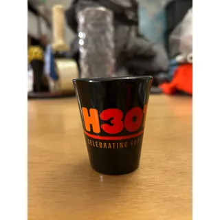 Photo of New Hooters Black Shot Glass Limited Edition 30th Anniversary