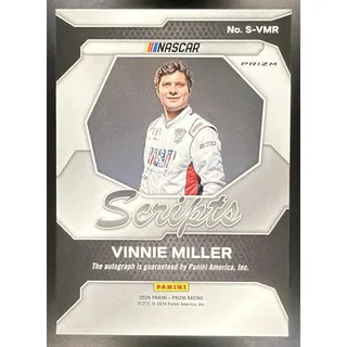 Photo of 2024 Panini Prizm Vinnie Miller #S-VMR Scripts Auto