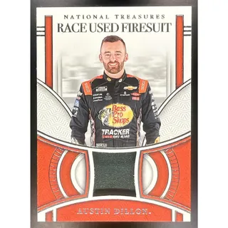 Photo of 2024 Panini National Treasures Austin Dillon #RUF-ADN Race Used Firesuit /99