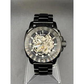 Photo of Fossil ME3080 Modern Machine Automatic Skeleton Black Steel Men’s Watch 50mm