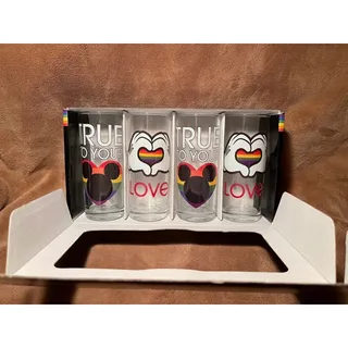 Photo of Mickey Pride Rainbow (4pk) 10oz Glasses